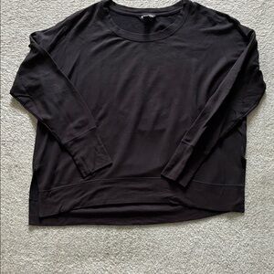 Athleta Black Coaster Luxe Recover Sweatshirt, XL